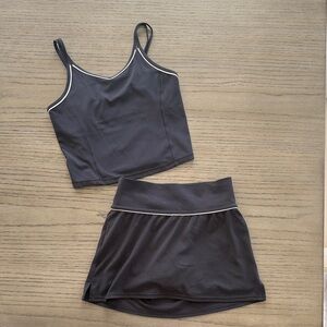 Girls Athletic Skirt set